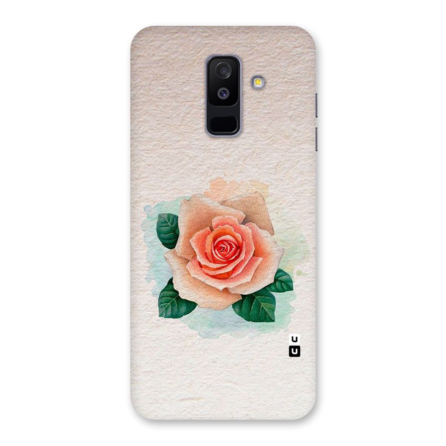 Flower Water Art Back Case for Galaxy A6 Plus