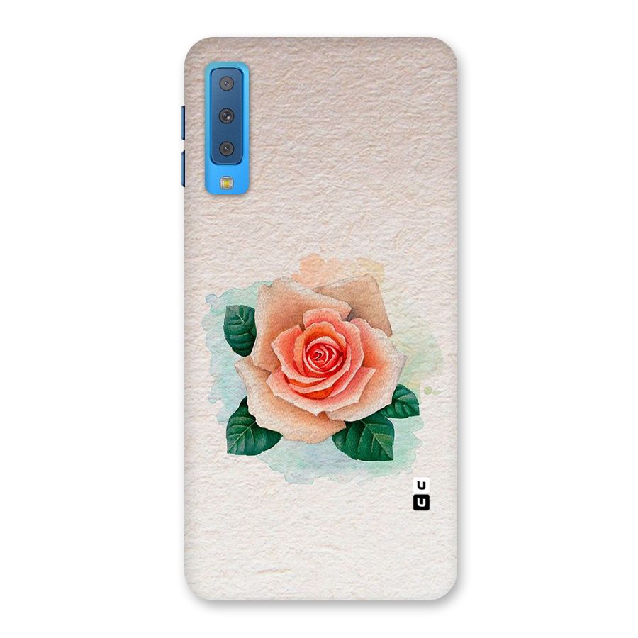 Flower Water Art Back Case for Galaxy A7 (2018)