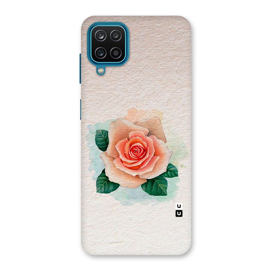 Flower Water Art Back Case for Galaxy M12