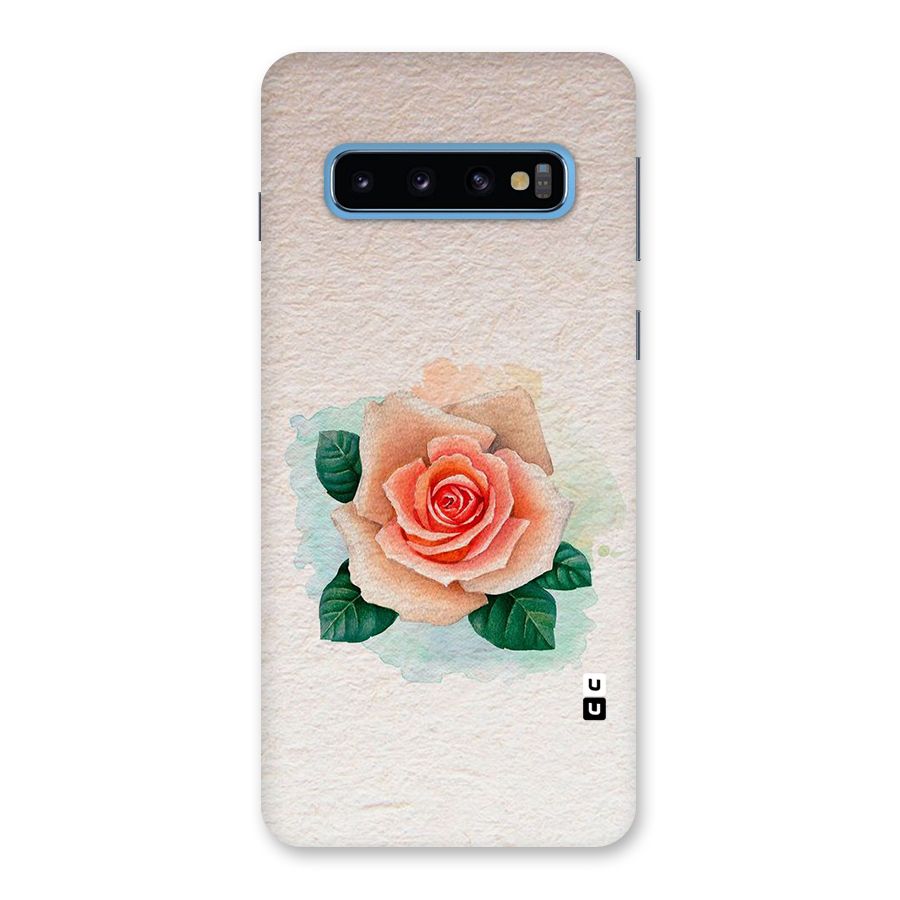 Flower Water Art Back Case for Galaxy S10