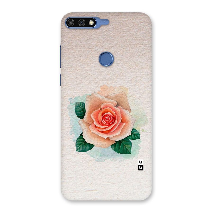 Flower Water Art Back Case for Honor 7C