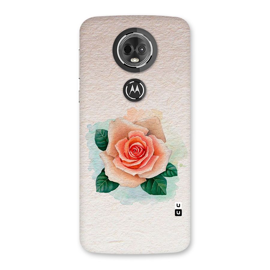 Flower Water Art Back Case for Moto E5 Plus