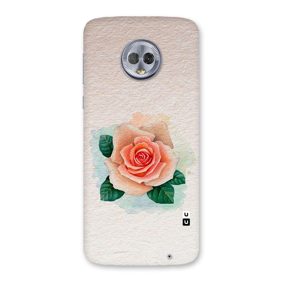 Flower Water Art Back Case for Moto G6 Plus