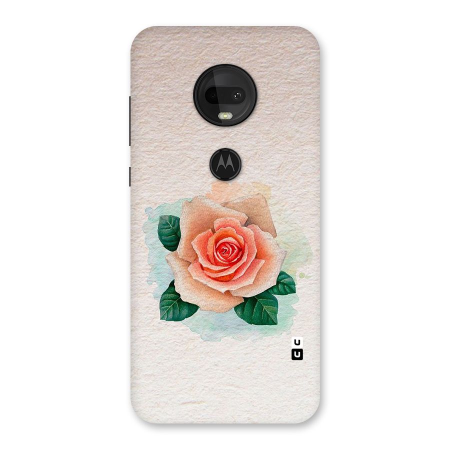 Flower Water Art Back Case for Moto G7