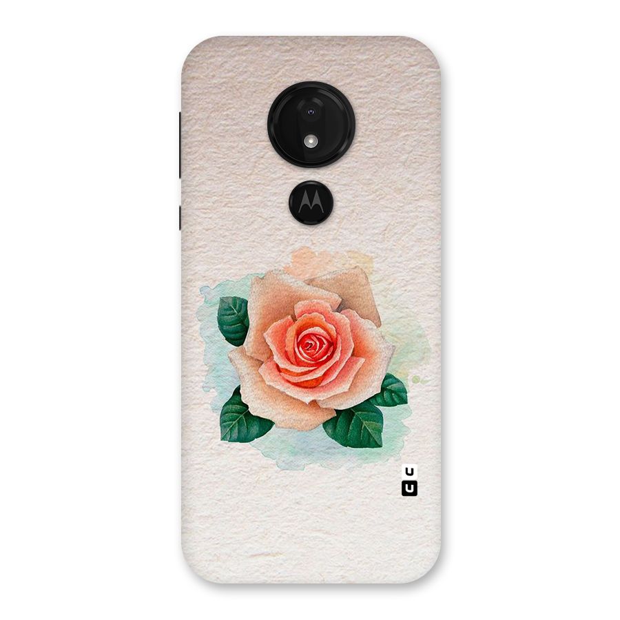 Flower Water Art Back Case for Moto G7 Power