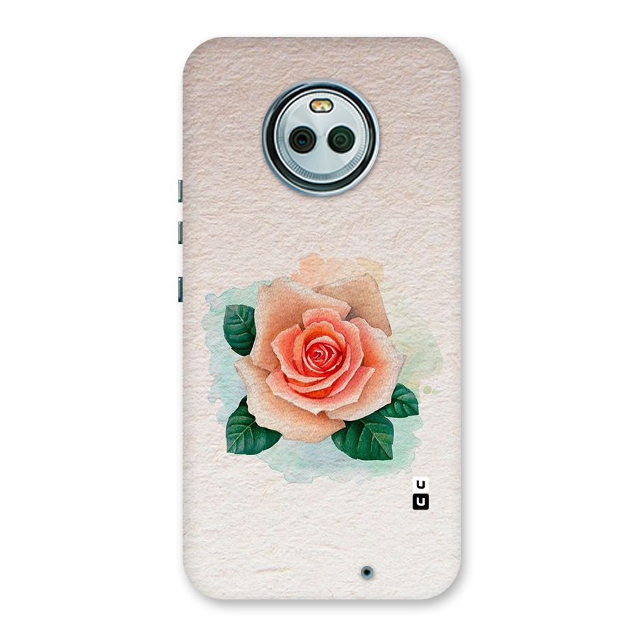 Flower Water Art Back Case for Moto X4