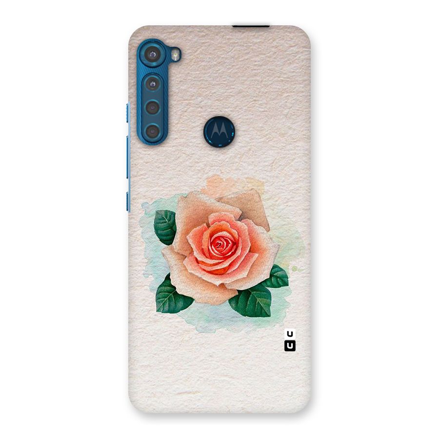 Flower Water Art Back Case for Motorola One Fusion Plus