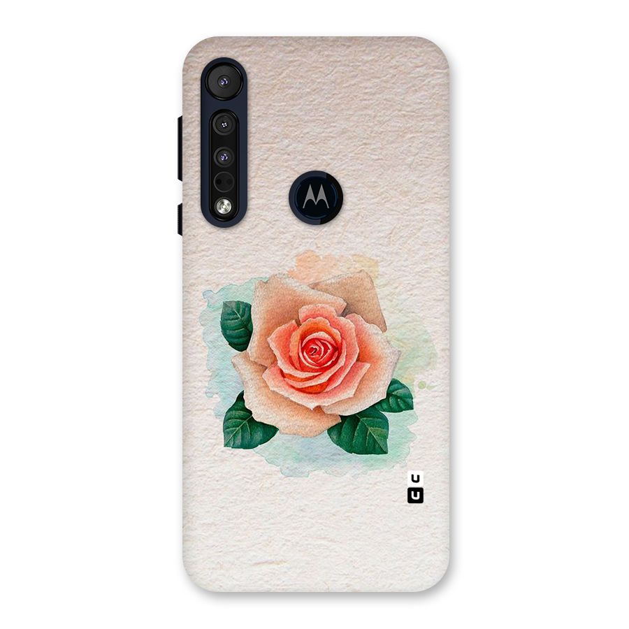 Flower Water Art Back Case for Motorola One Macro