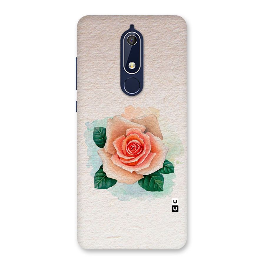 Flower Water Art Back Case for Nokia 5.1