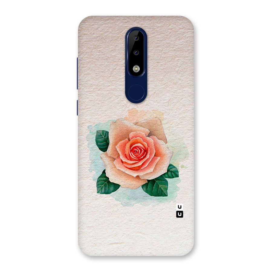 Flower Water Art Back Case for Nokia 5.1 Plus