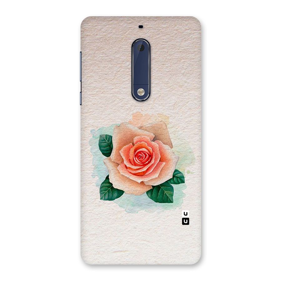 Flower Water Art Back Case for Nokia 5