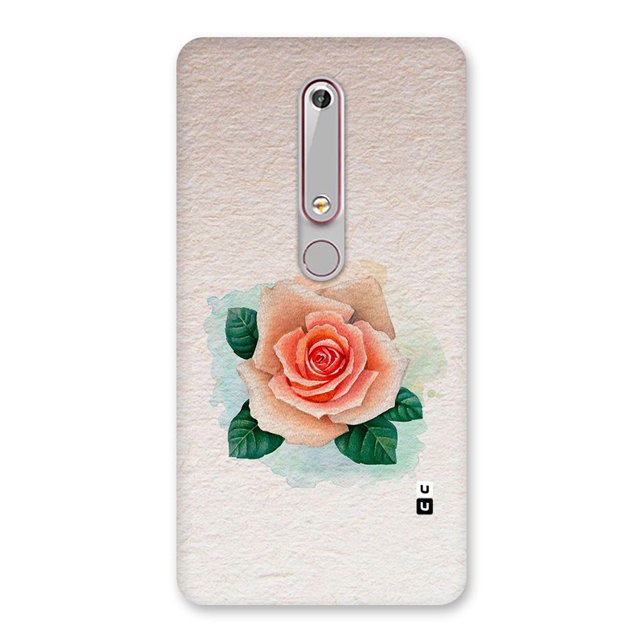 Flower Water Art Back Case for Nokia 6.1