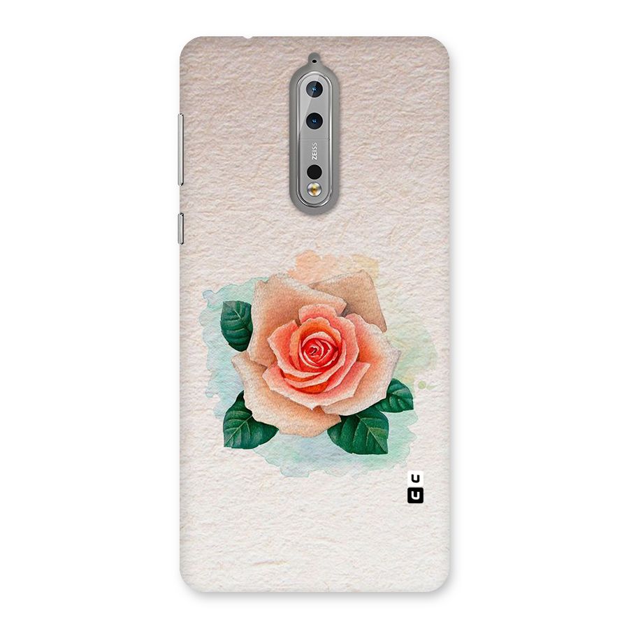 Flower Water Art Back Case for Nokia 8