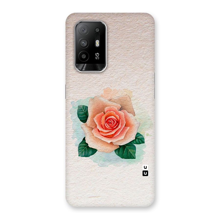 Flower Water Art Back Case for Oppo F19 Pro Plus 5G