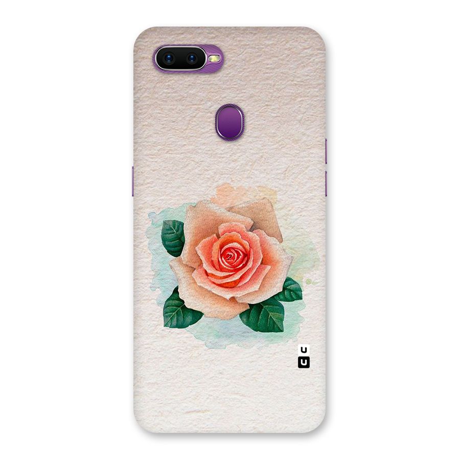 Flower Water Art Back Case for Oppo F9