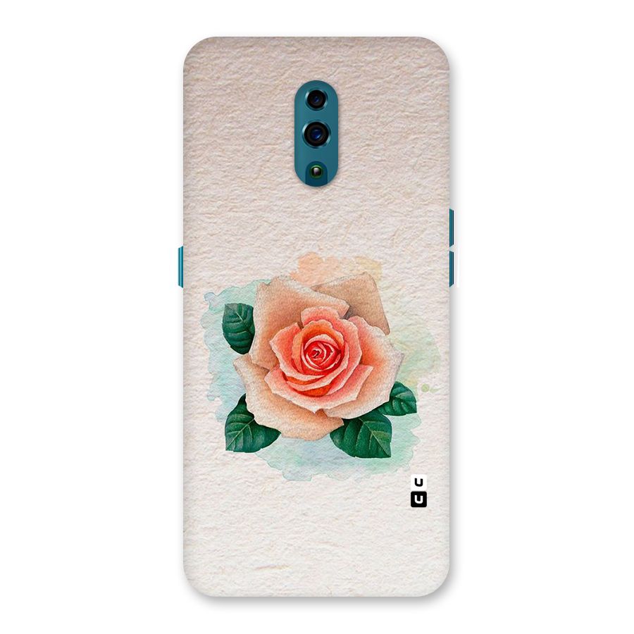 Flower Water Art Back Case for Oppo Reno