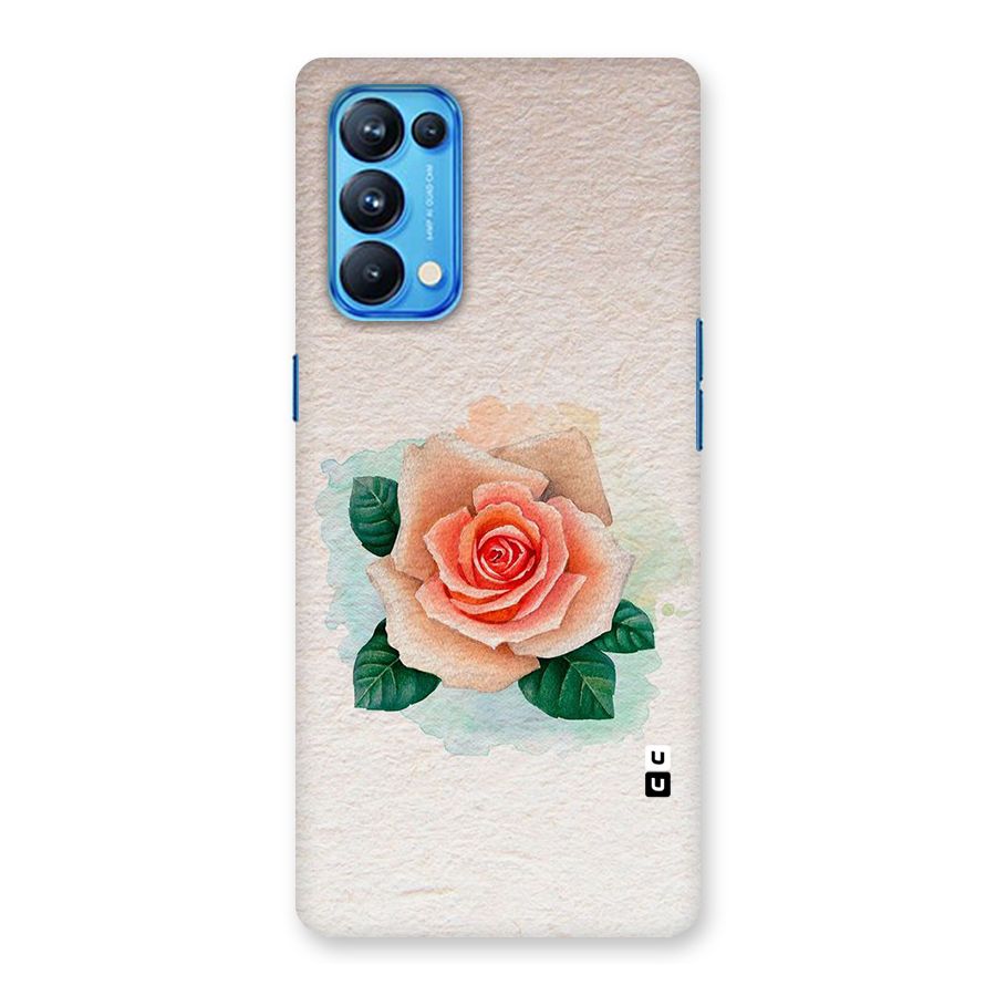 Flower Water Art Back Case for Oppo Reno5 Pro 5G