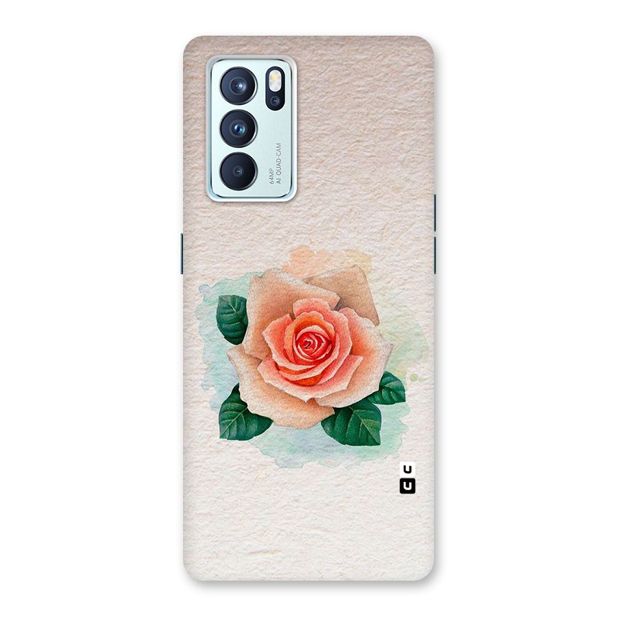 Flower Water Art Back Case for Oppo Reno6 Pro 5G