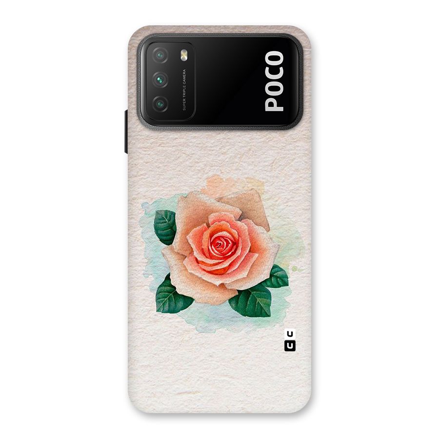 Flower Water Art Back Case for Poco M3