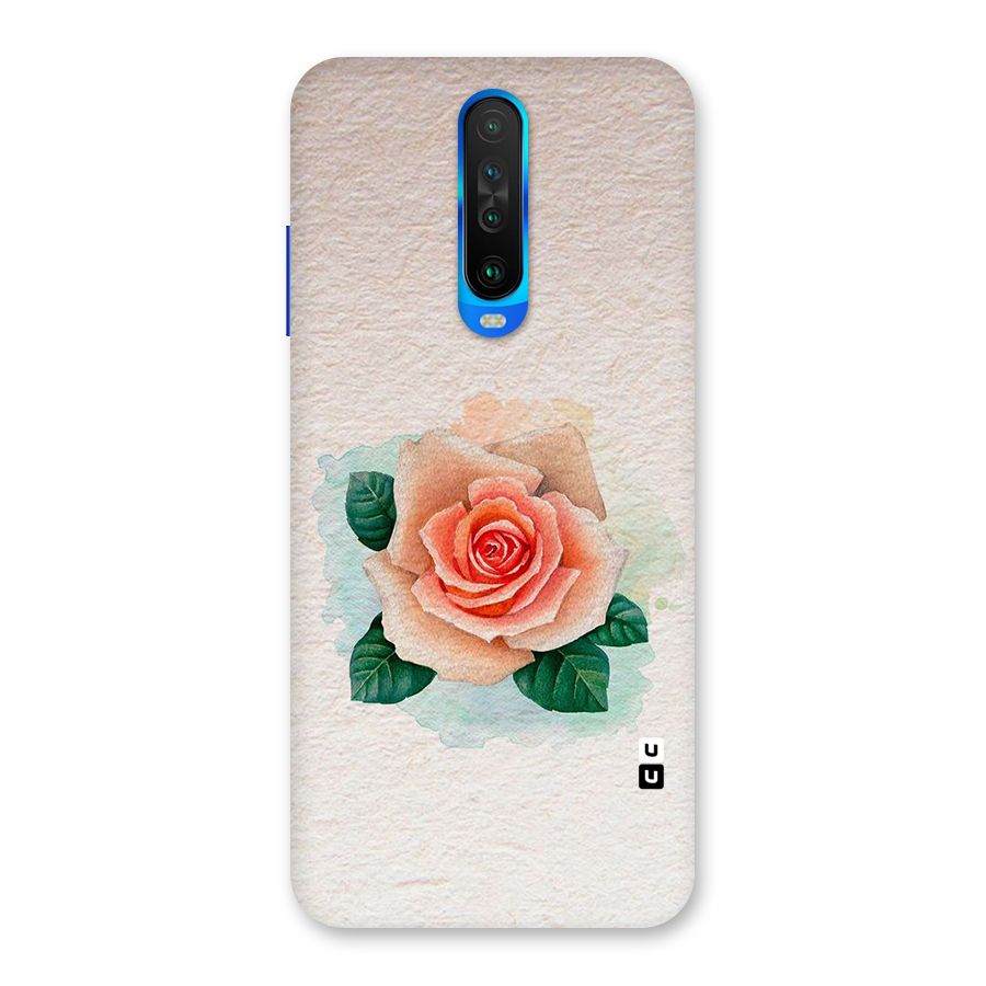 Flower Water Art Back Case for Poco X2