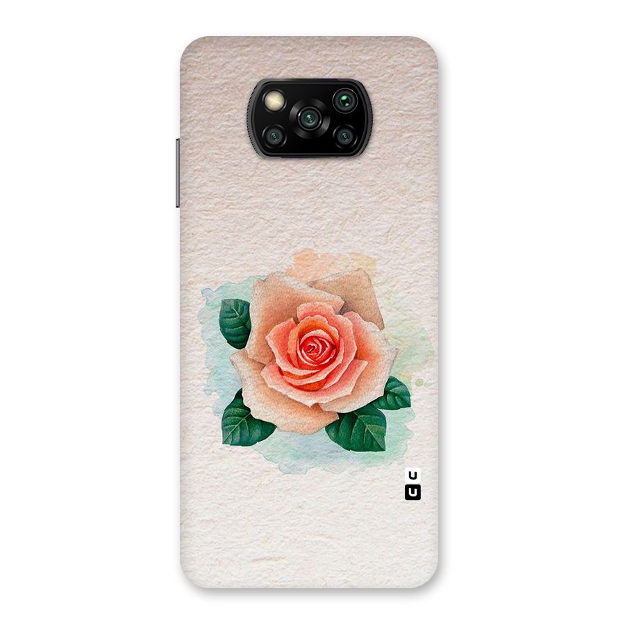 Flower Water Art Back Case for Poco X3