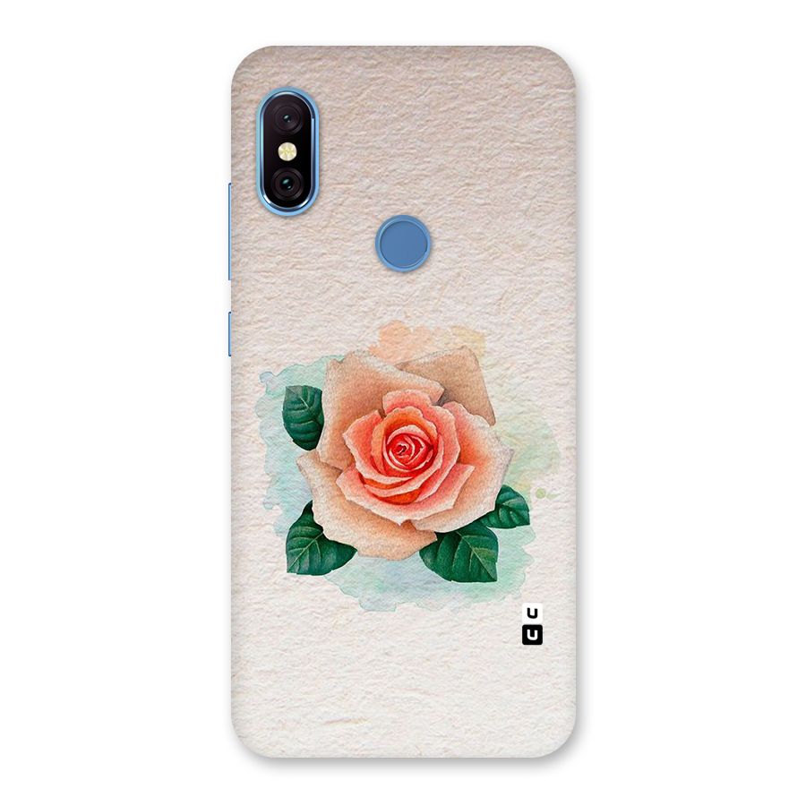 Flower Water Art Back Case for Redmi Note 6 Pro