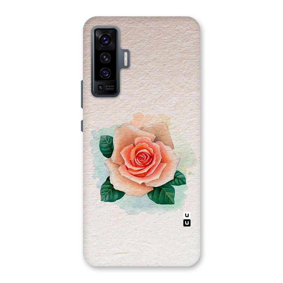 Flower Water Art Back Case for Vivo X50
