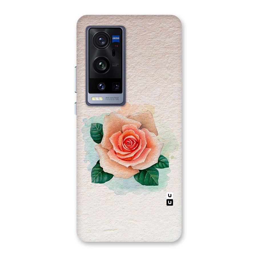 Flower Water Art Back Case for Vivo X60 Pro Plus