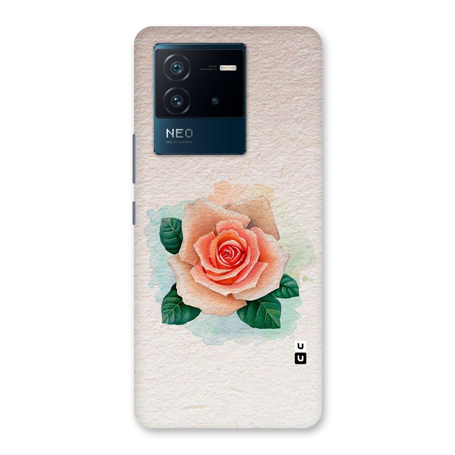 Flower Water Art Back Case for Vivo iQOO Neo 6 5G