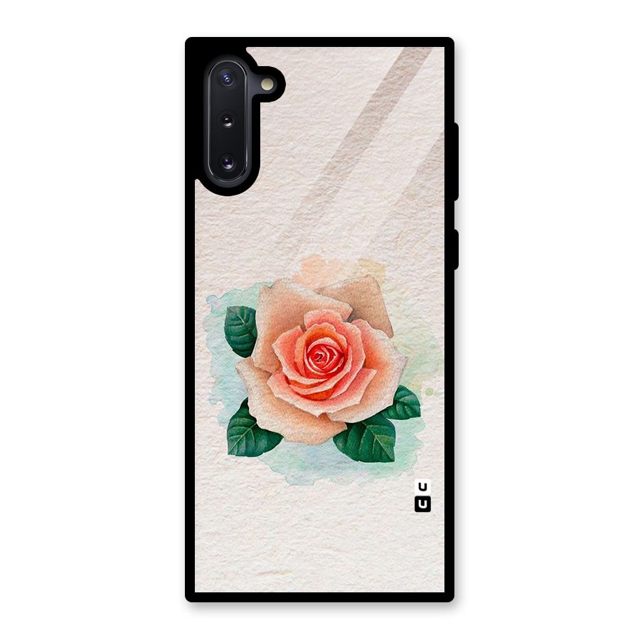 Flower Water Art Glass Back Case for Galaxy Note 10