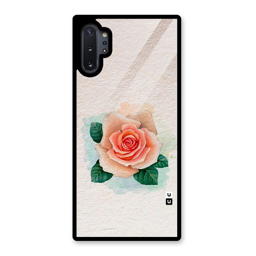 Flower Water Art Glass Back Case for Galaxy Note 10 Plus