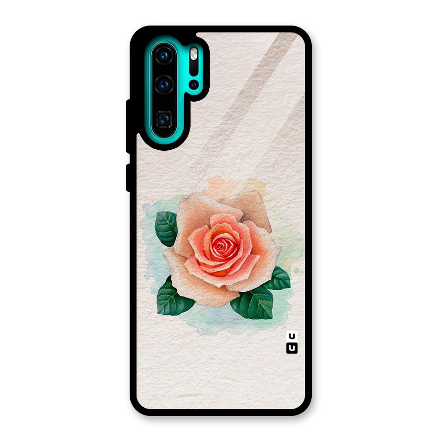 Flower Water Art Glass Back Case for Huawei P30 Pro