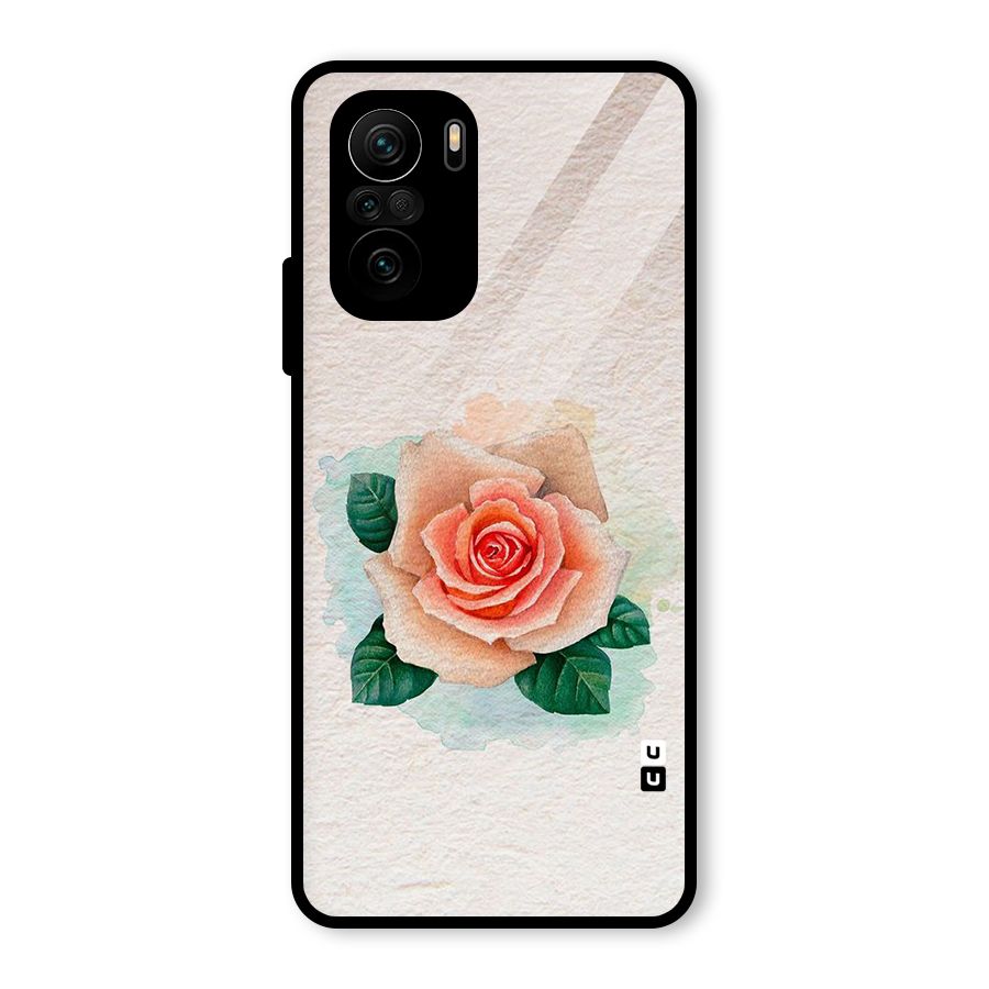 Flower Water Art Glass Back Case for Mi 11x