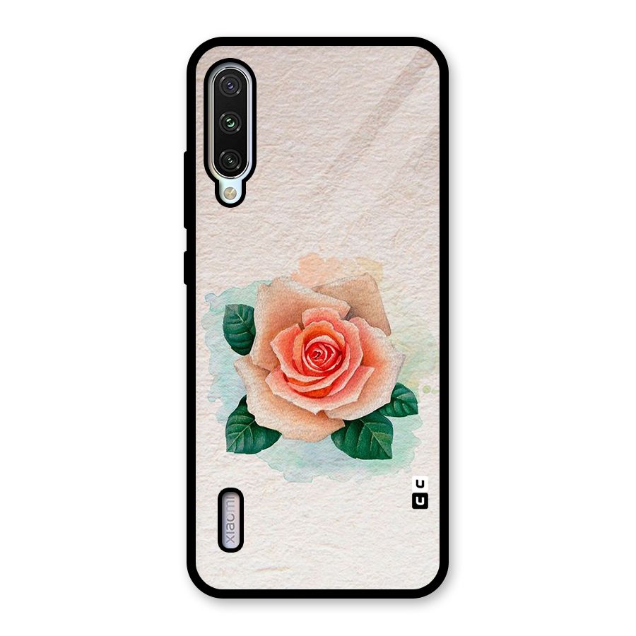 Flower Water Art Glass Back Case for Mi A3