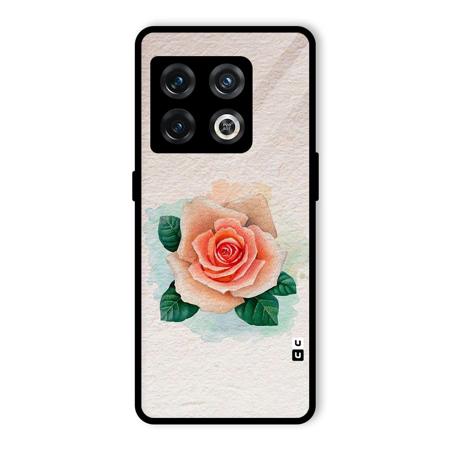 Flower Water Art Glass Back Case for OnePlus 10 Pro 5G