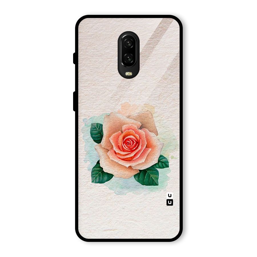 Flower Water Art Glass Back Case for OnePlus 6T