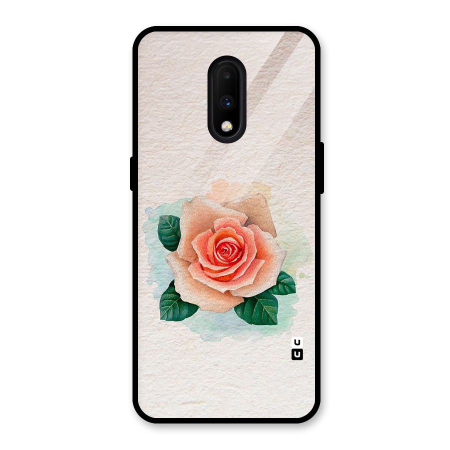 Flower Water Art Glass Back Case for OnePlus 7