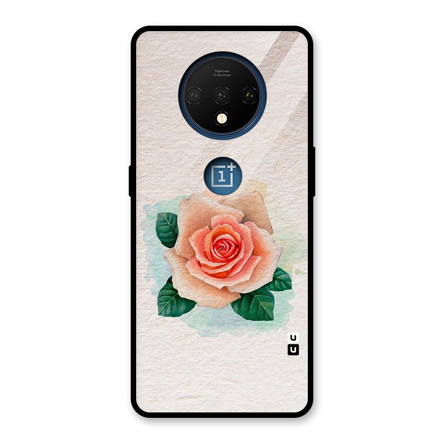 Flower Water Art Glass Back Case for OnePlus 7T