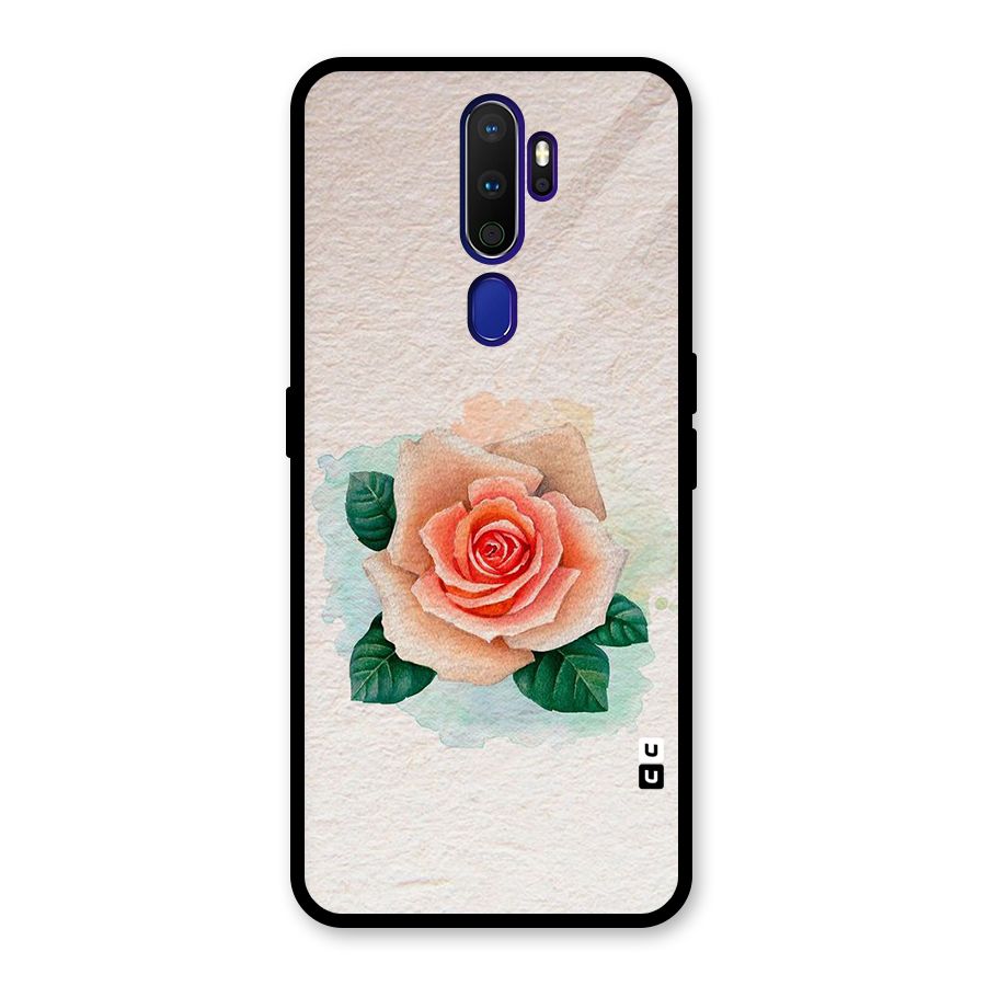 Flower Water Art Glass Back Case for Oppo A9 (2020)