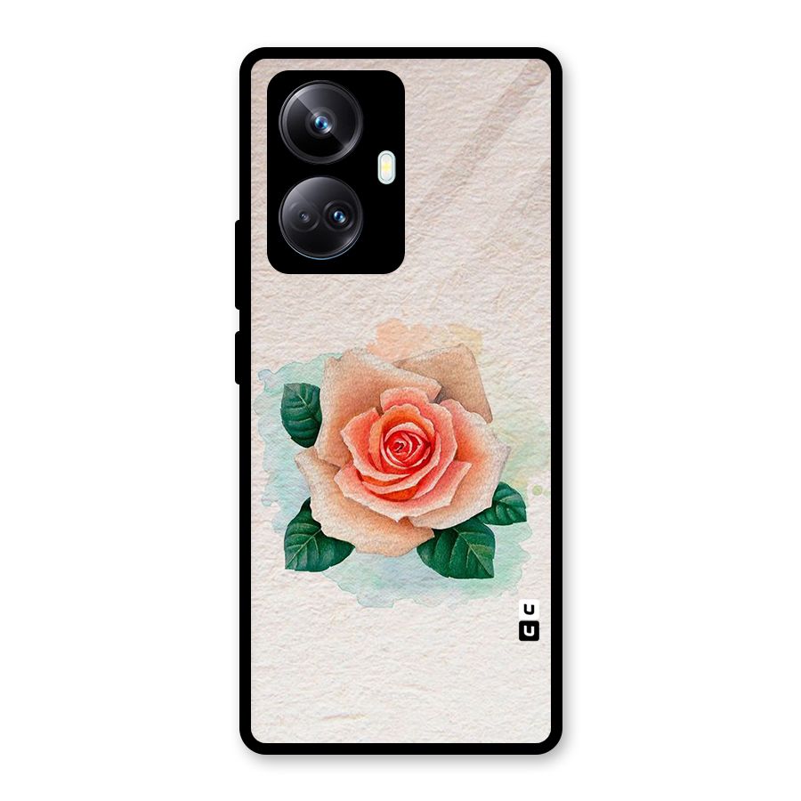 Flower Water Art Glass Back Case for Realme 10 Pro Plus