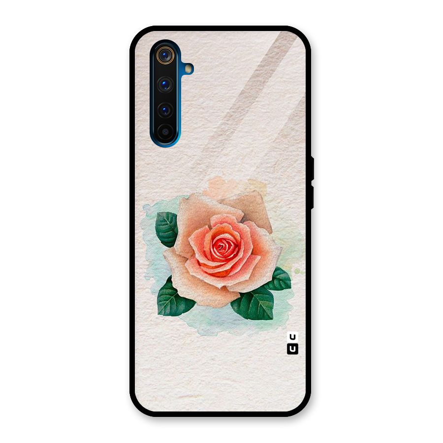 Flower Water Art Glass Back Case for Realme 6 Pro