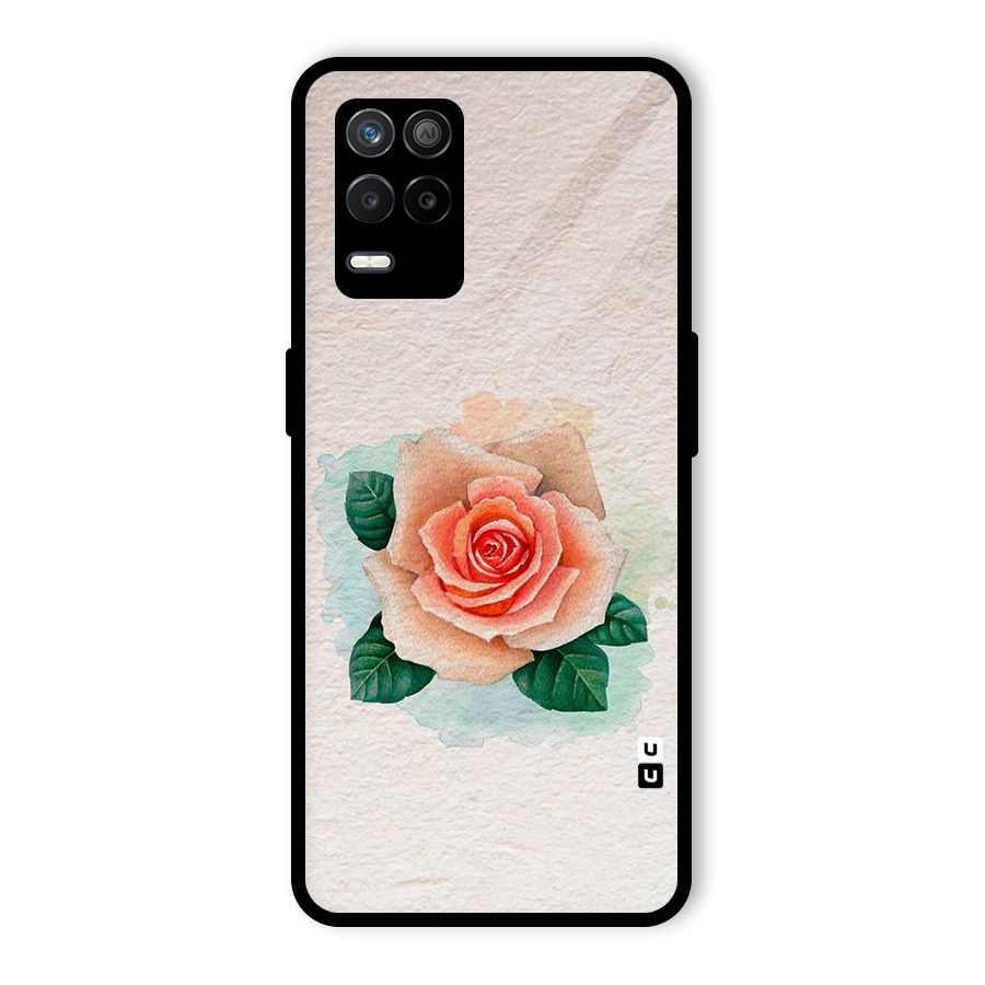 Flower Water Art Glass Back Case for Realme 9 5G