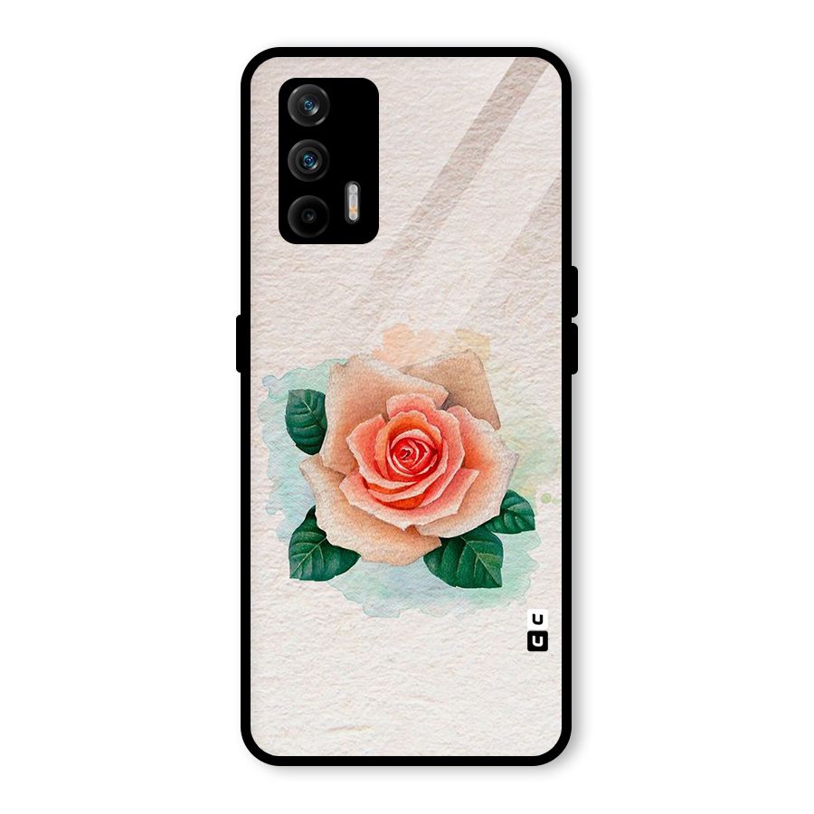 Flower Water Art Glass Back Case for Realme GT 5G