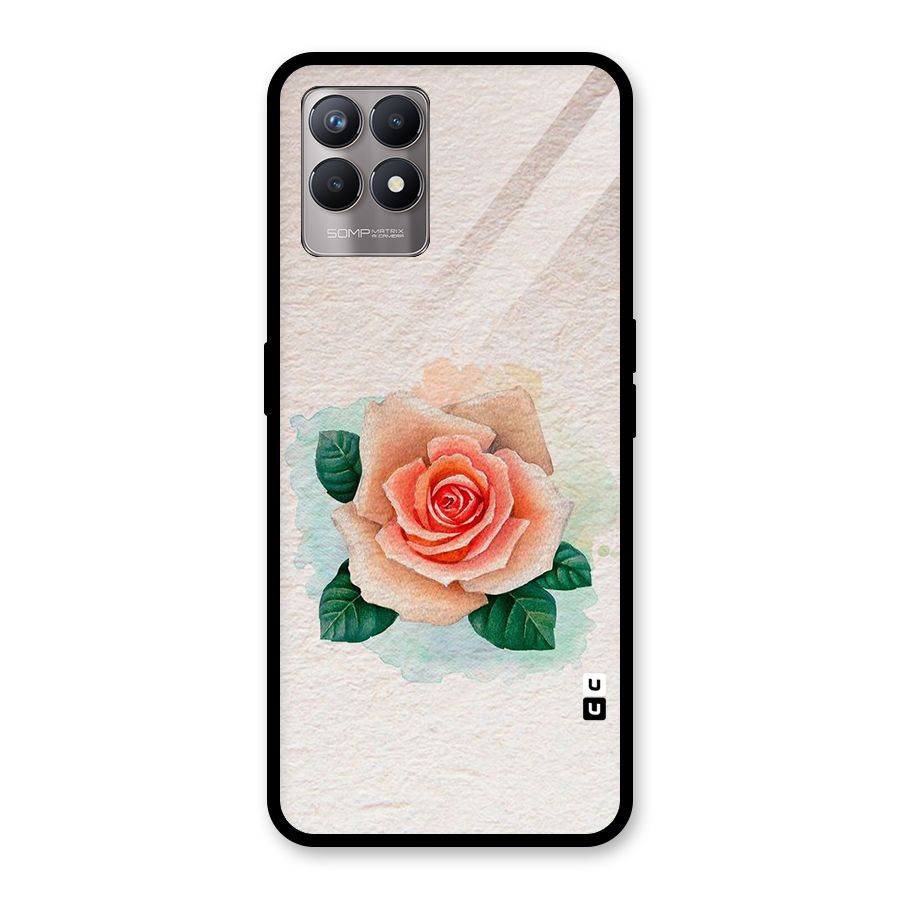 Flower Water Art Glass Back Case for Realme Narzo 50
