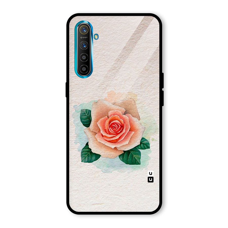 Flower Water Art Glass Back Case for Realme X2