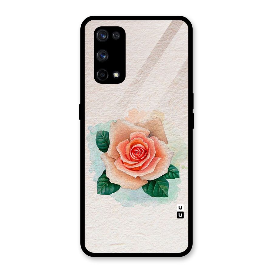 Flower Water Art Glass Back Case for Realme X7 Pro