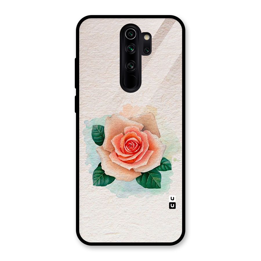Flower Water Art Glass Back Case for Redmi Note 8 Pro