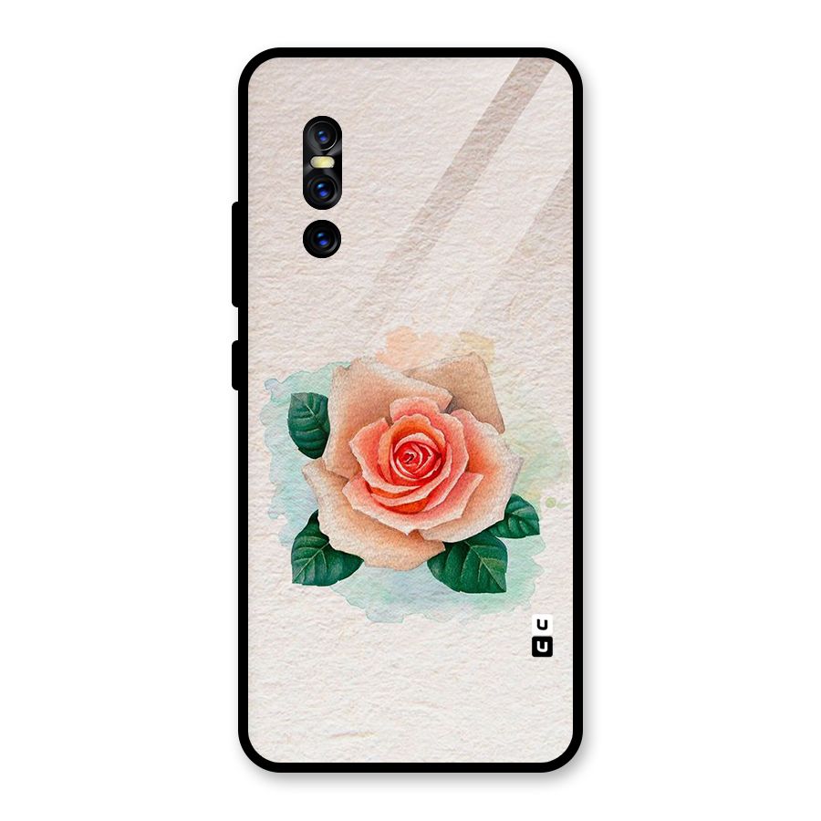 Flower Water Art Glass Back Case for Vivo V15 Pro