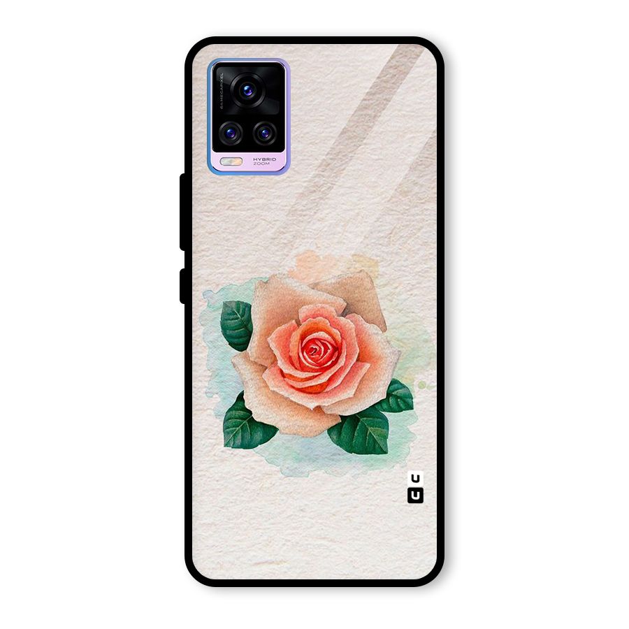 Flower Water Art Glass Back Case for Vivo V20 Pro