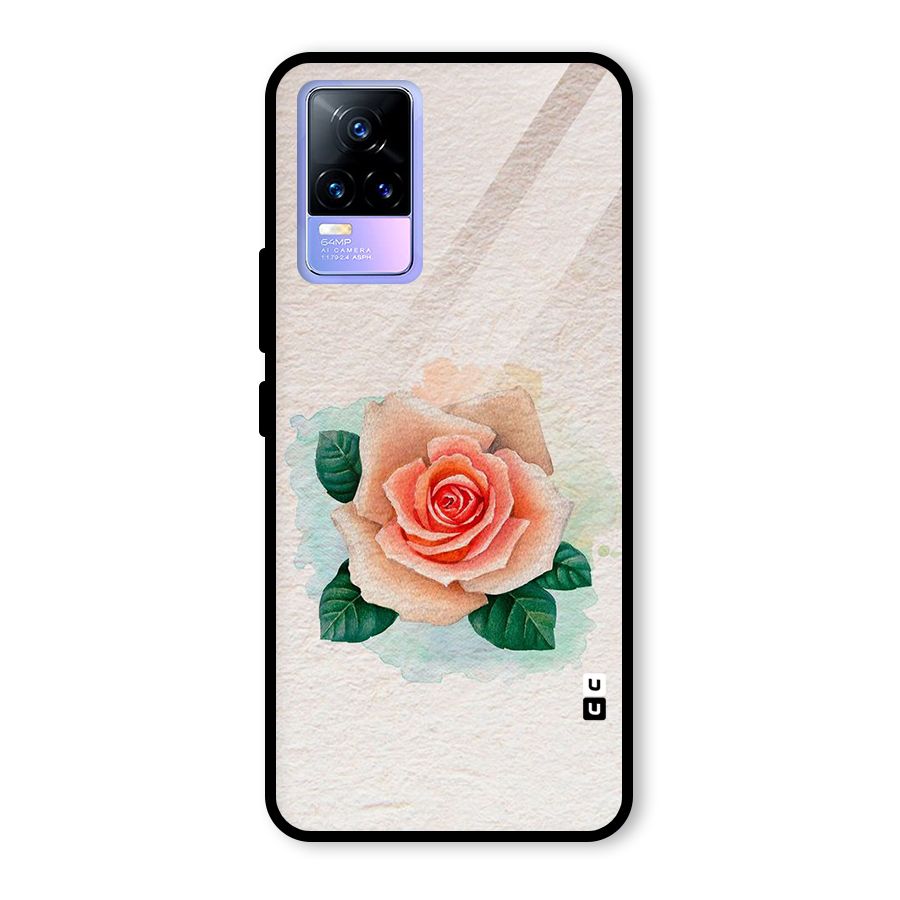 Flower Water Art Glass Back Case for Vivo Y73